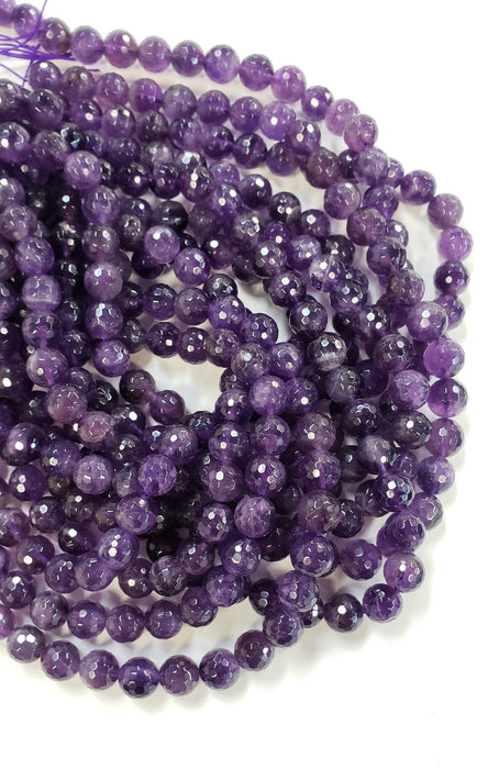 10MM AMETHYST FACETED 16" STRAND