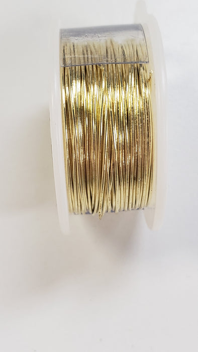 Yellow Brass - Wire Wrapping Wire - Copper Core - Non-Tarnish - Parawire - 18, 22, 24, 26, 28 Gauge