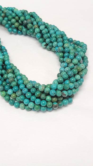 6mm Natural Turquoise 16" Strand