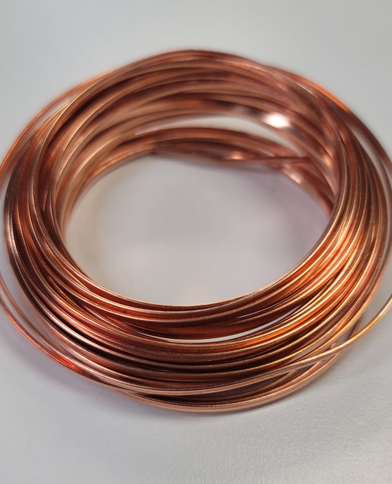 Bare Copper Wire - Choose Gauge 16g, 18g, 22g, 24g, 26g, 28g