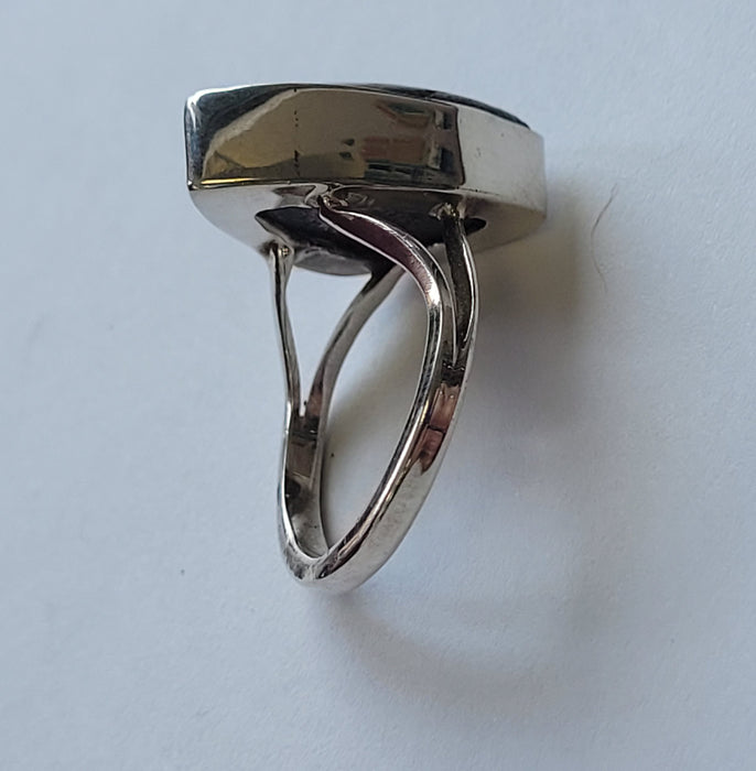 Boulder Opal Ring (Set In Sterling Silver)
