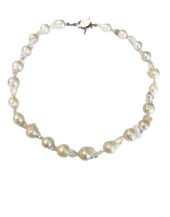 Fresh Water Pearl Necklace with Sterling clasp