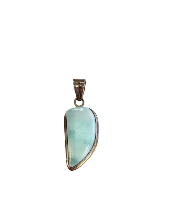 Larimar in Sterling Pendant