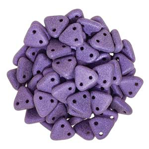 Triangle 2 holes Metallic Suede Purple 6.5g