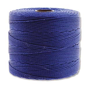Fine Nylon Knotting Cord Capri Blue 118yard