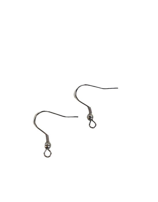 Stainless Steel Ear Wires with 3mm Ball 25 pairs