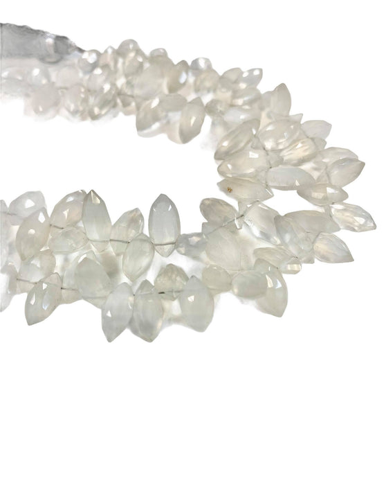 Moonstone Point Strand marquis shape beads