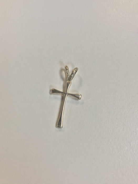 Sterling Silver Charm, Cross Pendant