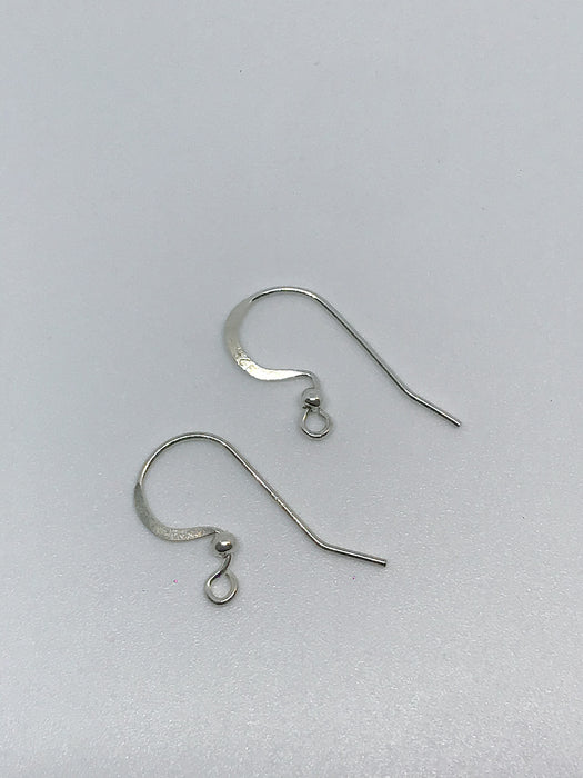 Sterling Ear Wires with Ball Long 1 pair