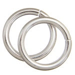 Jump Ring  Silver Plated 20mm x 2.6mm 5pcs
