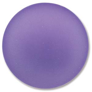 Lunasoft 24mm Round Cabochon Lavender