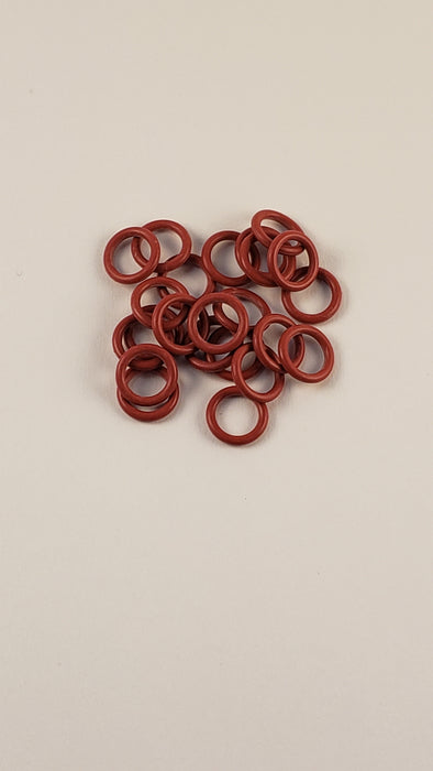 Rubber Rings Red 16G 5/16"ID 100pcs