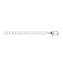Extension Chains Silver Plate 3pcs 2" 50.8mm