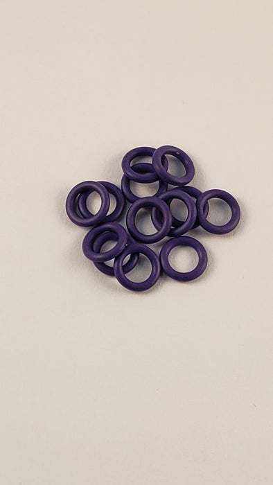 Rubber O Ring Purple 16G 1/4"ID 100pcs