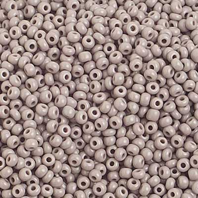 Seed Beads 10/0 Opaque Grey