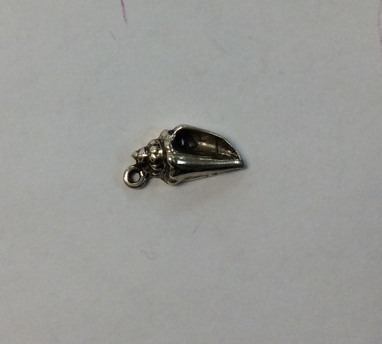 Sterling Silver Charm, Conch Shell