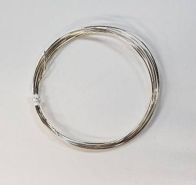 Sterling Silver Wire : Round : Half hard : 12gauge : Per inch