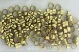 Crimp Beads Large 4x3mm 20pcs gold plated