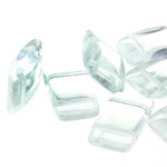 Carrier Beads Glass  2  Hole Crystal 15pc