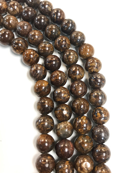 8mm Bronzite Round