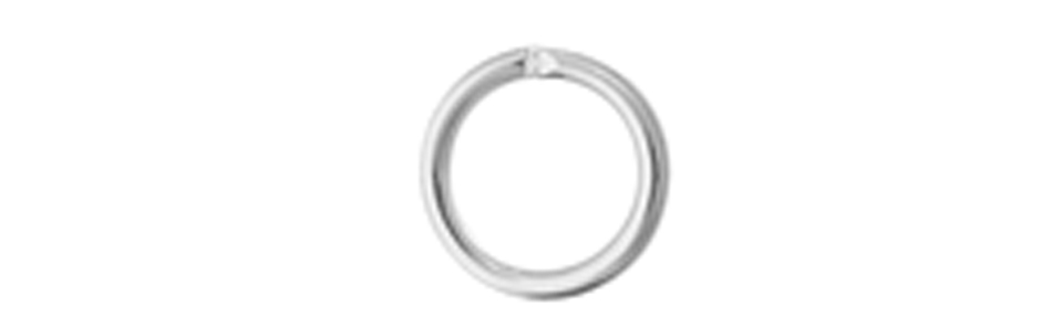 Jump Rings 4mmOD 20g silver Plated 100pcs