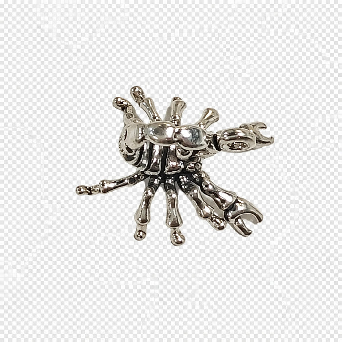 Sterling Silver Charm, Scorpio 3D