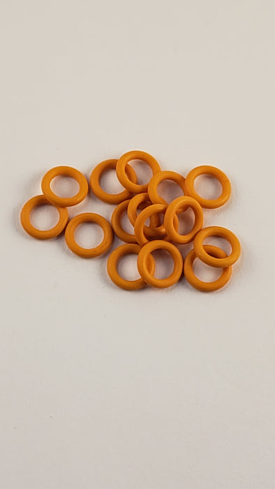 Rubber Rings Orange 16G 5/16"ID 100pc