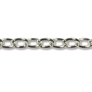 2.47MM SILVER CABLE BASE METAL CHAIN