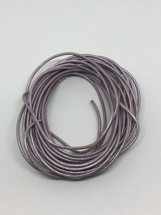 1.5mm Round Indian Leather Cord 5yrd Bundles