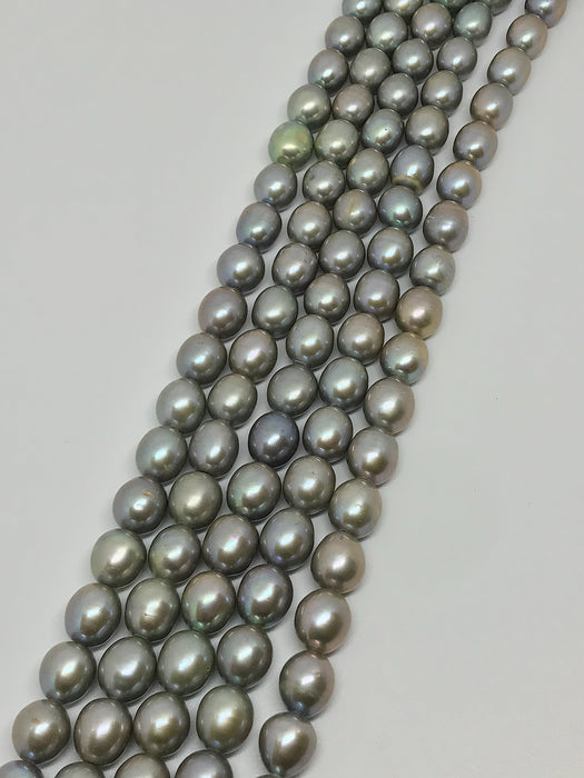 Potato Silver Iridesent Freshwater Pearls