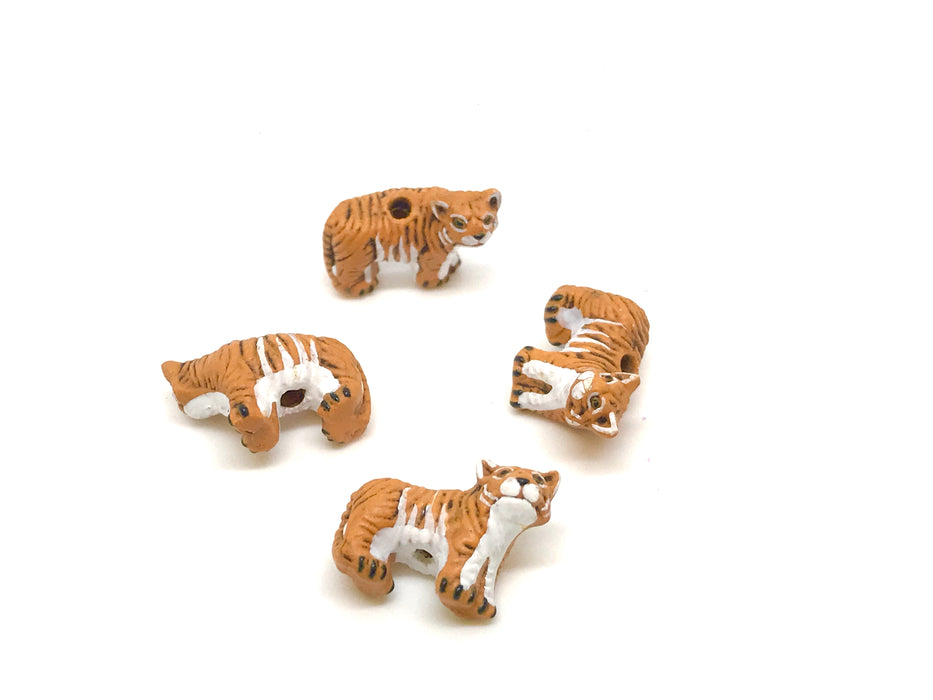 Tiger Bead Handmade Ceramic