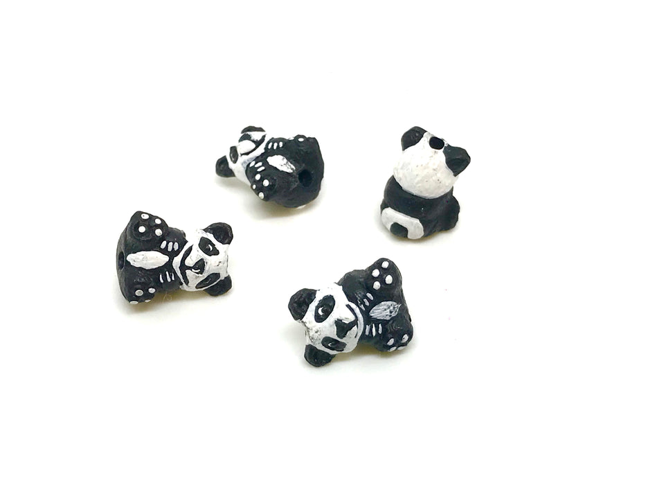 Panda Bead Handmade Ceramic