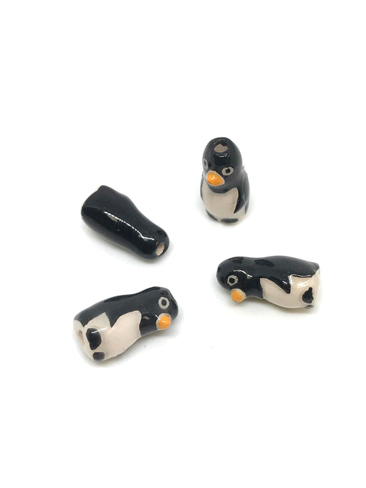Penguin Bead Handmade Ceramic