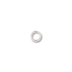 5MM ROUND JUMP RING SILVER PLATE-144/BG
