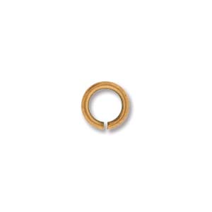 6MM ROUND JUMP RING-18G ANTIQUE COPPER PLATE 30PCS