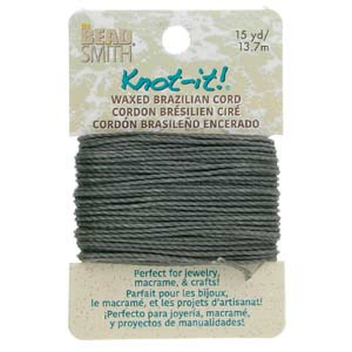 Knot-it! Metallic Polyester Waxed Brazilian Cord 15yrds