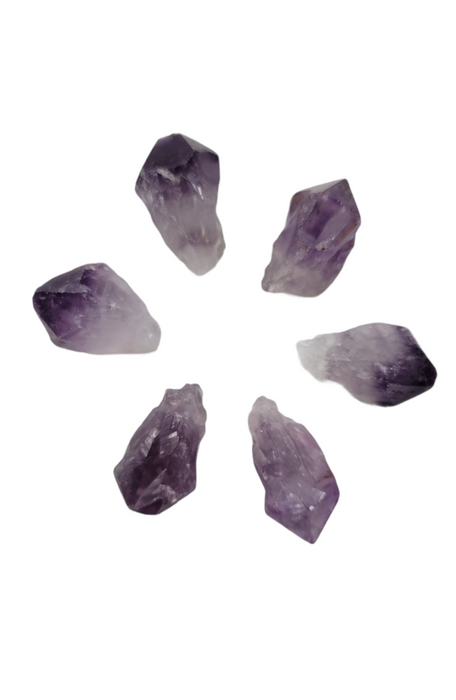 Rough Amethyst Point - large Drilled Hole