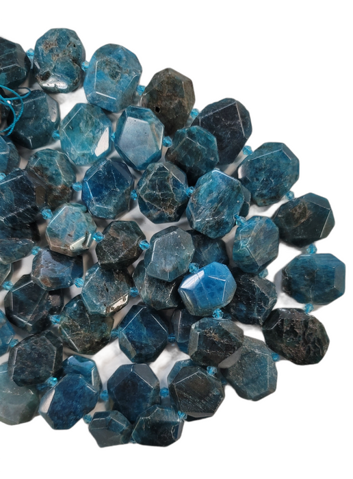 18x25mm Apatite Rectangle Bead Strand (Large focal beads)