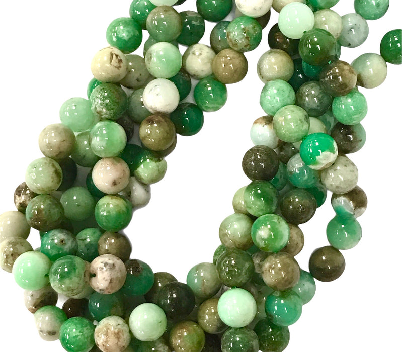 12mm Chrysoprase Round 15.5" Strand Polished