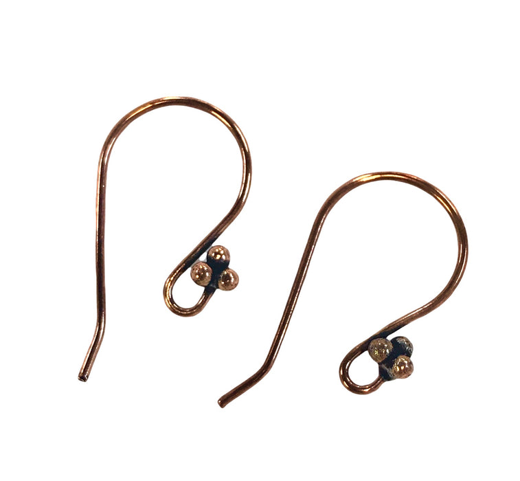 Copper Earring Wires 20PCS