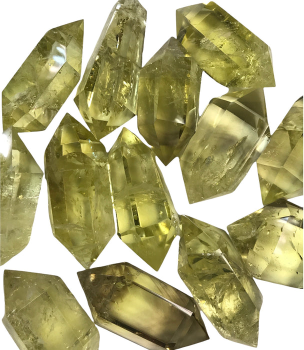 Double Terminated Natural Citrine Points