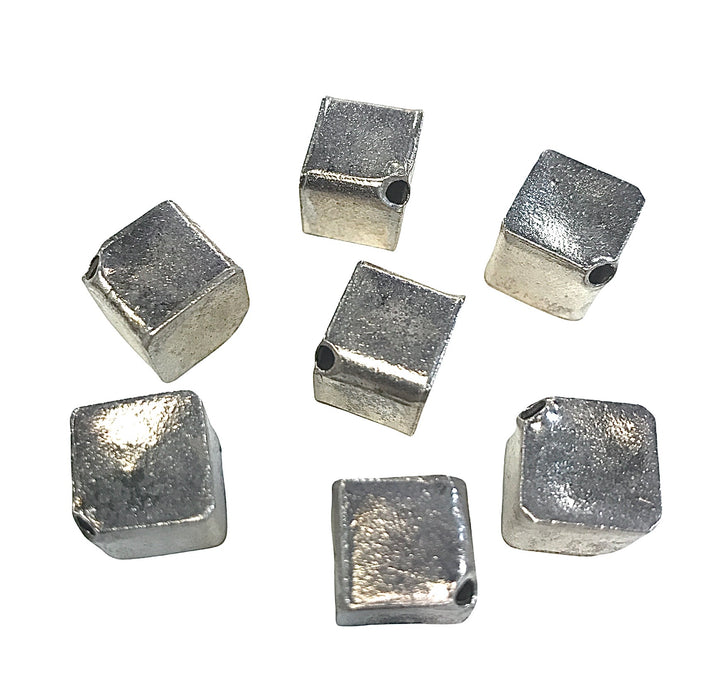 Sterling Silver Cube Bead