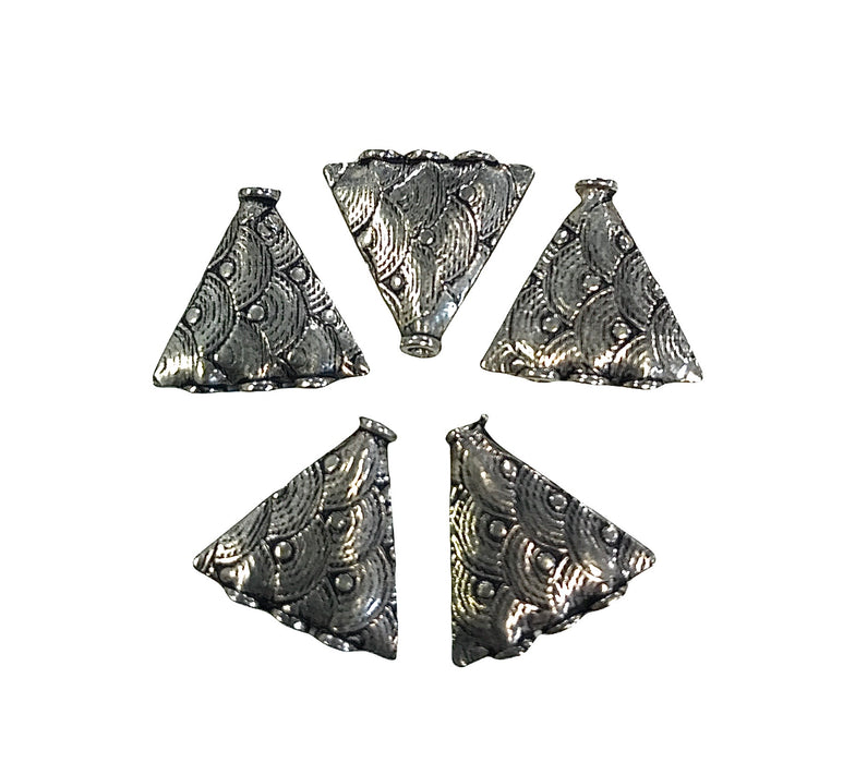 Sterling Silver Detailed 3-1 Strand Triangle Reducer