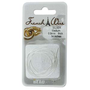 French Wire - Silver - 14 inches Medium Thickness