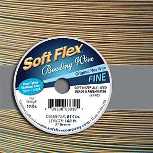 Soft Flex Metallics Duo of Beading Wire - Copper and Antique Brass
