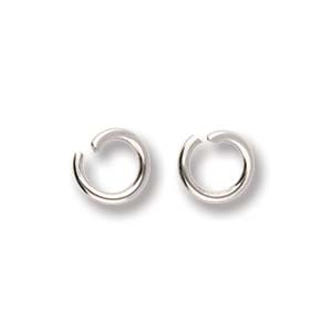 STAINLESS STEEL JUMP RING PRE-OPEN 18G ID-7MM  - 100 pcs