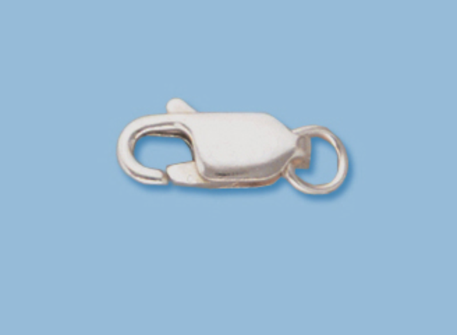 Sterling Lobster Clasp with ring 12x4mm