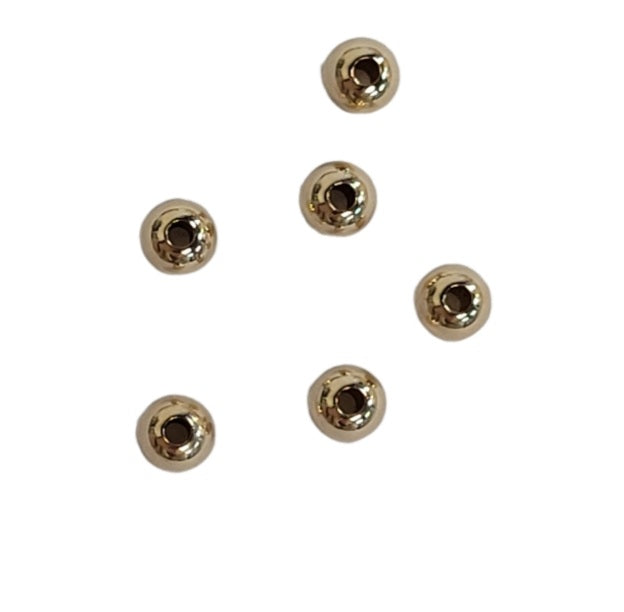 Gold Filled Beads- 4mm