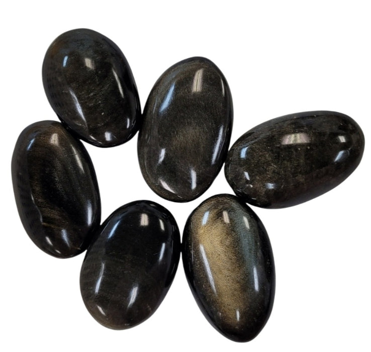 Gold Sheen Obsidian Palmstones
