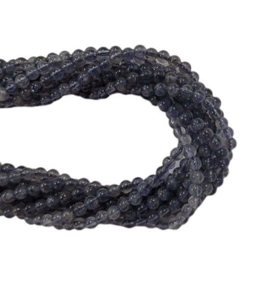 4mm Iolite A Round 16" Strand